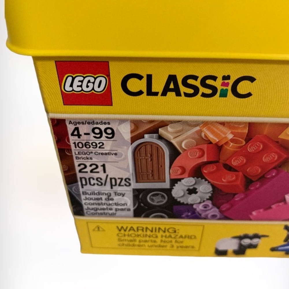 New LEGO Classic Creative Building Blocks Learning Toy 10692 (221 Pieces)